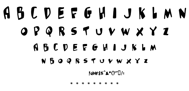 Glutton Man font