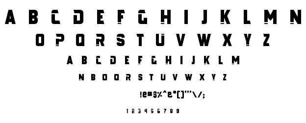 Galaxy Force font
