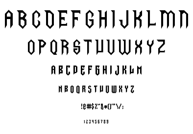 Gargoyles font