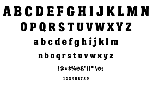Garishing Worse font