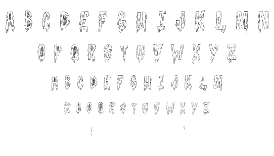 Goodnight Freak font