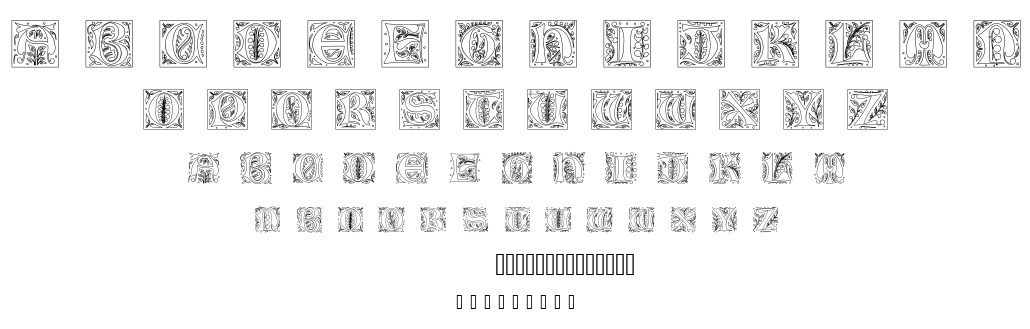 Gothic Illuminate font