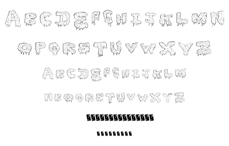 Gunky Ick font