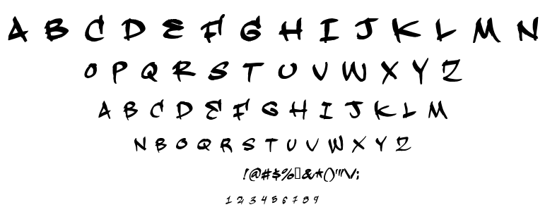 Hardkaze font