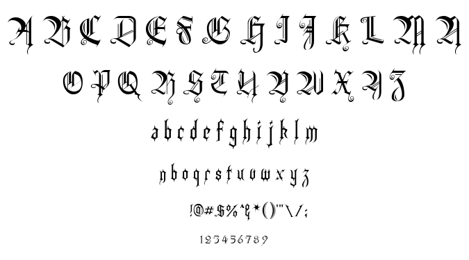 Heidorn Hill font
