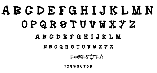Hoedown font