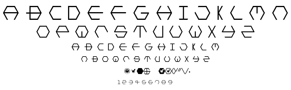 Honey Combed font
