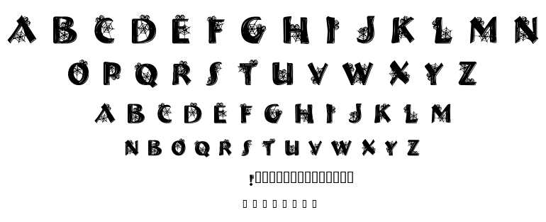 Halloween Spider font