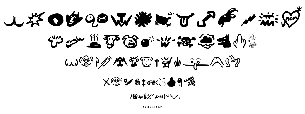 Hard Talk font