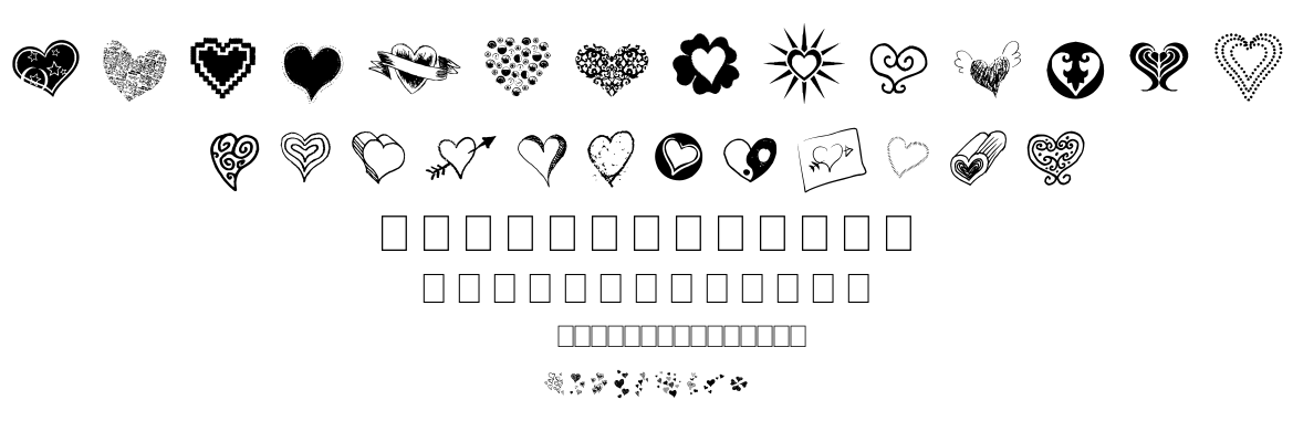 HEARTZ font