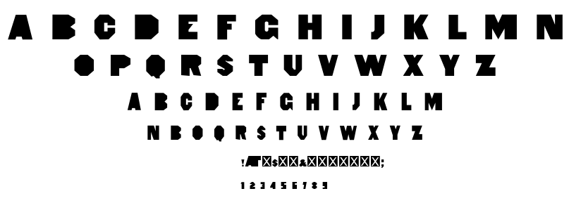 Heptagon French Limited Free Edition font