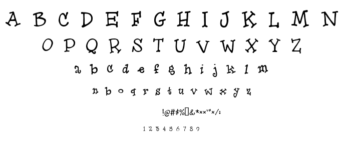 Hero Of Fools font