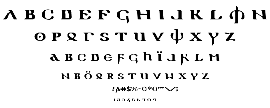 Holy Empire font