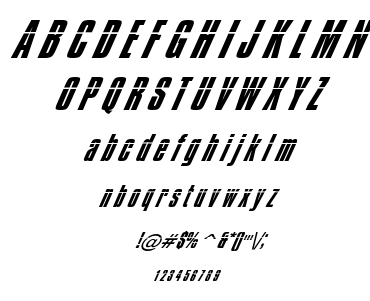 Impossible font