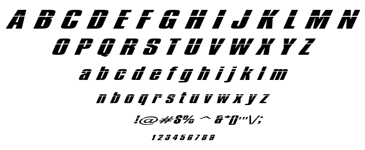 Impossible font