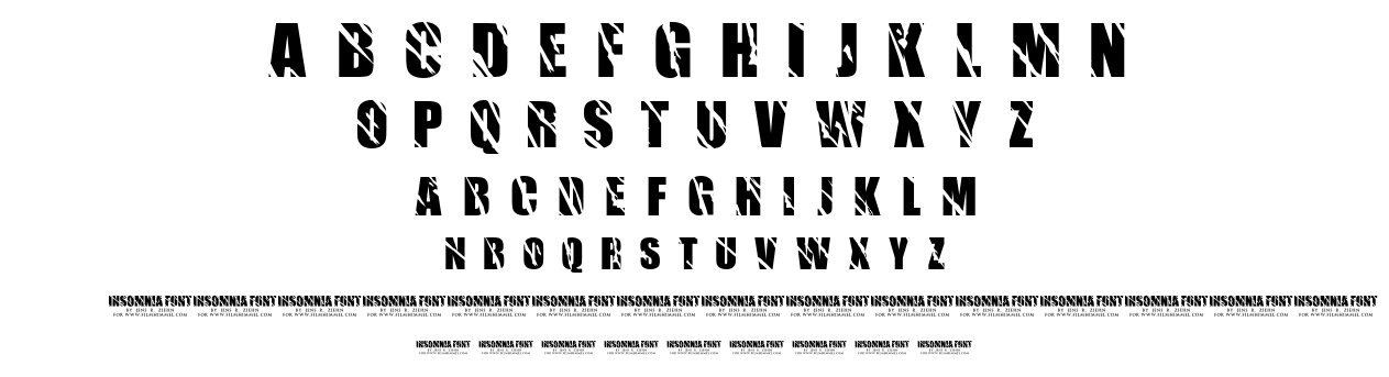 Insomnia font
