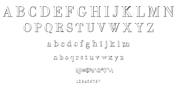 Intellecta Bodoned Beveled font