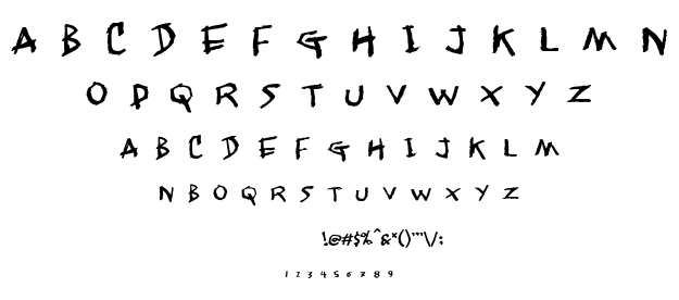 Jangly Walk font
