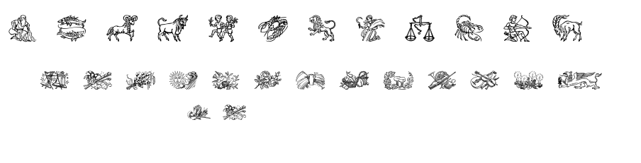 Jahreskreis font