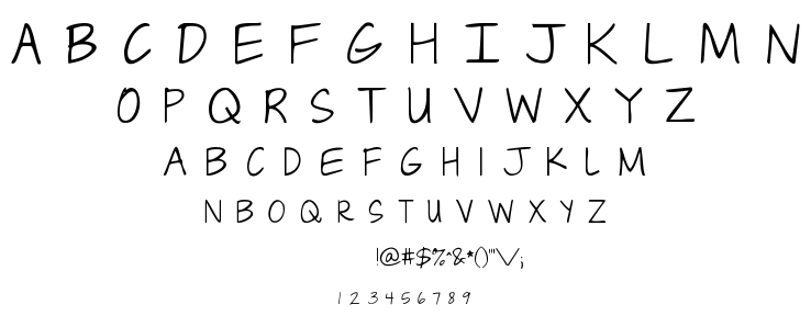 Janda Capslock font