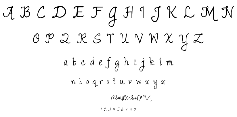 Janda Romantic font