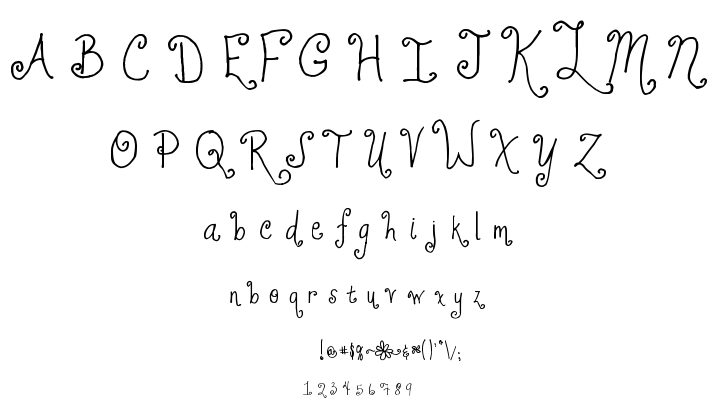 Jheri Curls font
