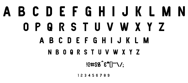 Joystick font