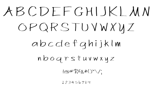 Just Act Casual font