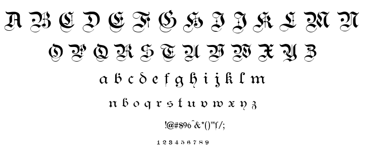 Kanzlei font