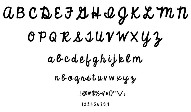KG Always A Good Time font