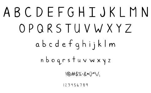 KG June Bug font