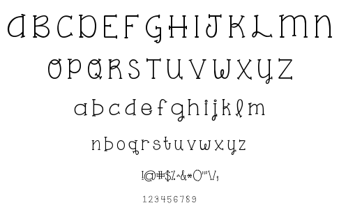 KG One Thing font