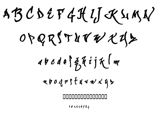 KaliGraff font