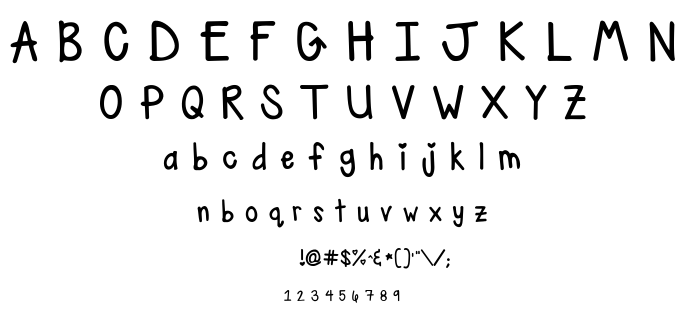 KG Ray of Sunshine font