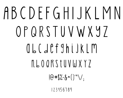 KG Skinny Latte font