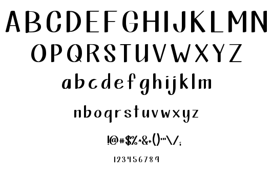 KG This Is Not Goodbye font
