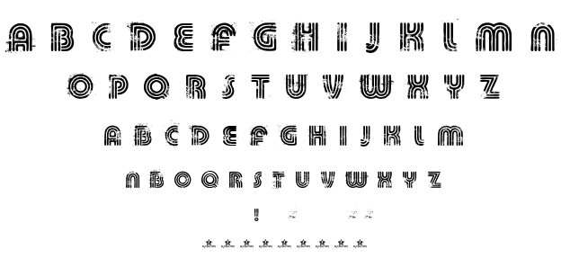Killed DJ font