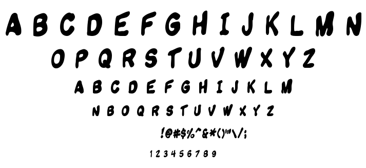 Komikandy font