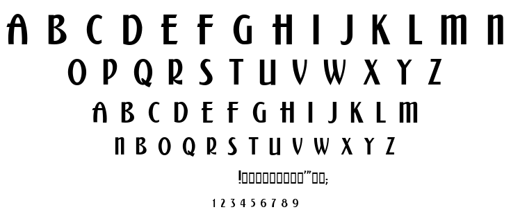 Kalenderblatt Grotesk font