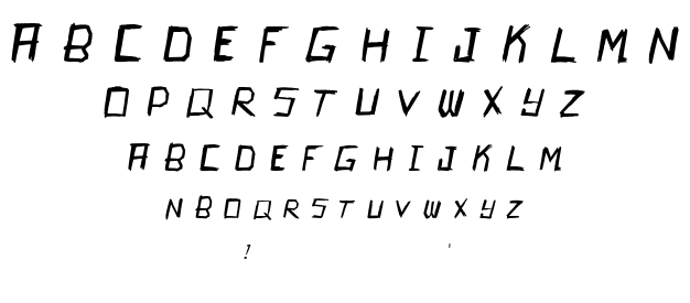 Kamikaze font