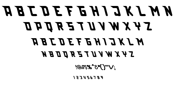 Lazerbeam Surprise font