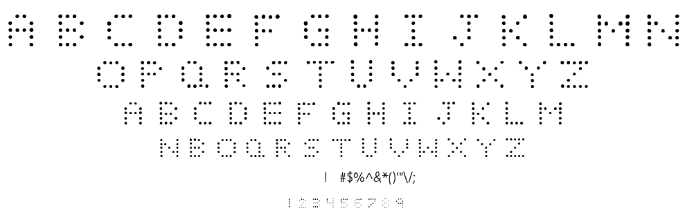 Light Emitting Diodes font