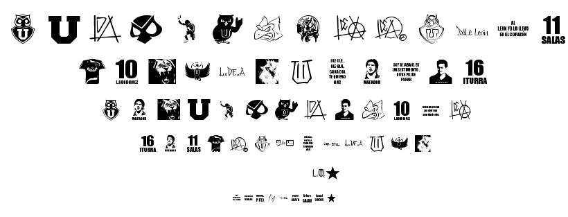 Los de Abajo font