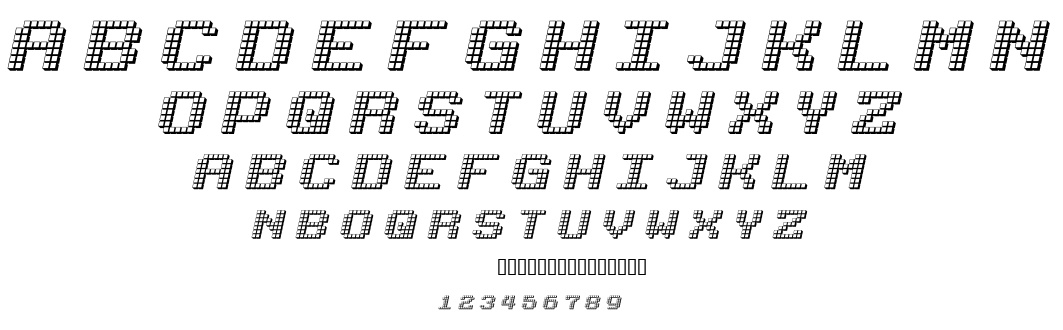 Lots of Dotz font