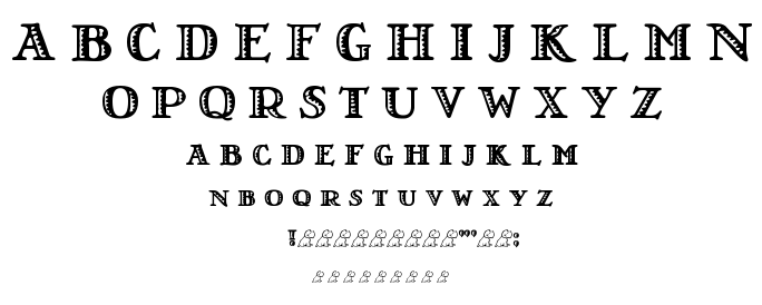 LT Nutshell Library font