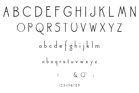 Landsdowne font