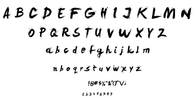 Levi ReBrushed font