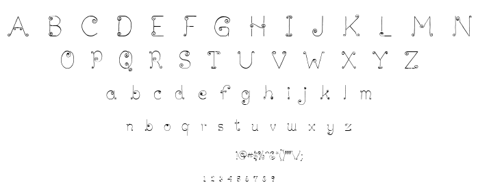 Lickcurl Petite font