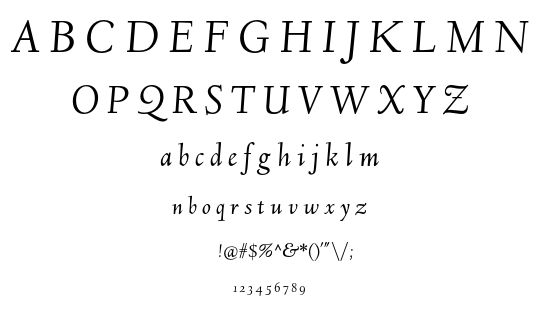 Linden Hill font