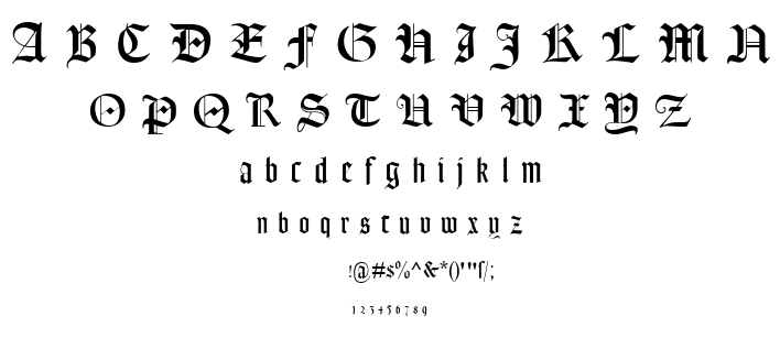 Lohengrin font